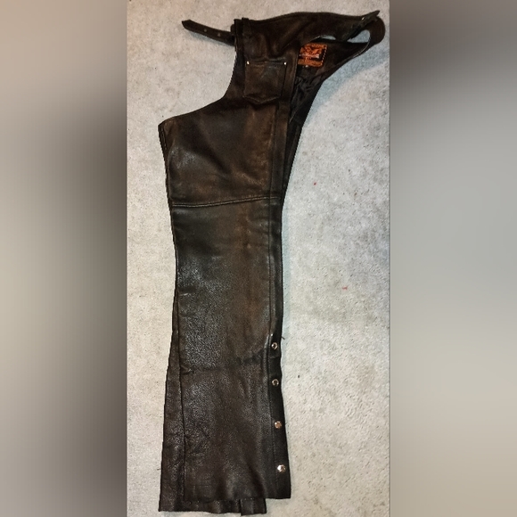 Milwaukee Leather Biker Chaps - Picture 3 of 5